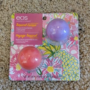 eos LIMITED EDITION Tropical Escape lip balms